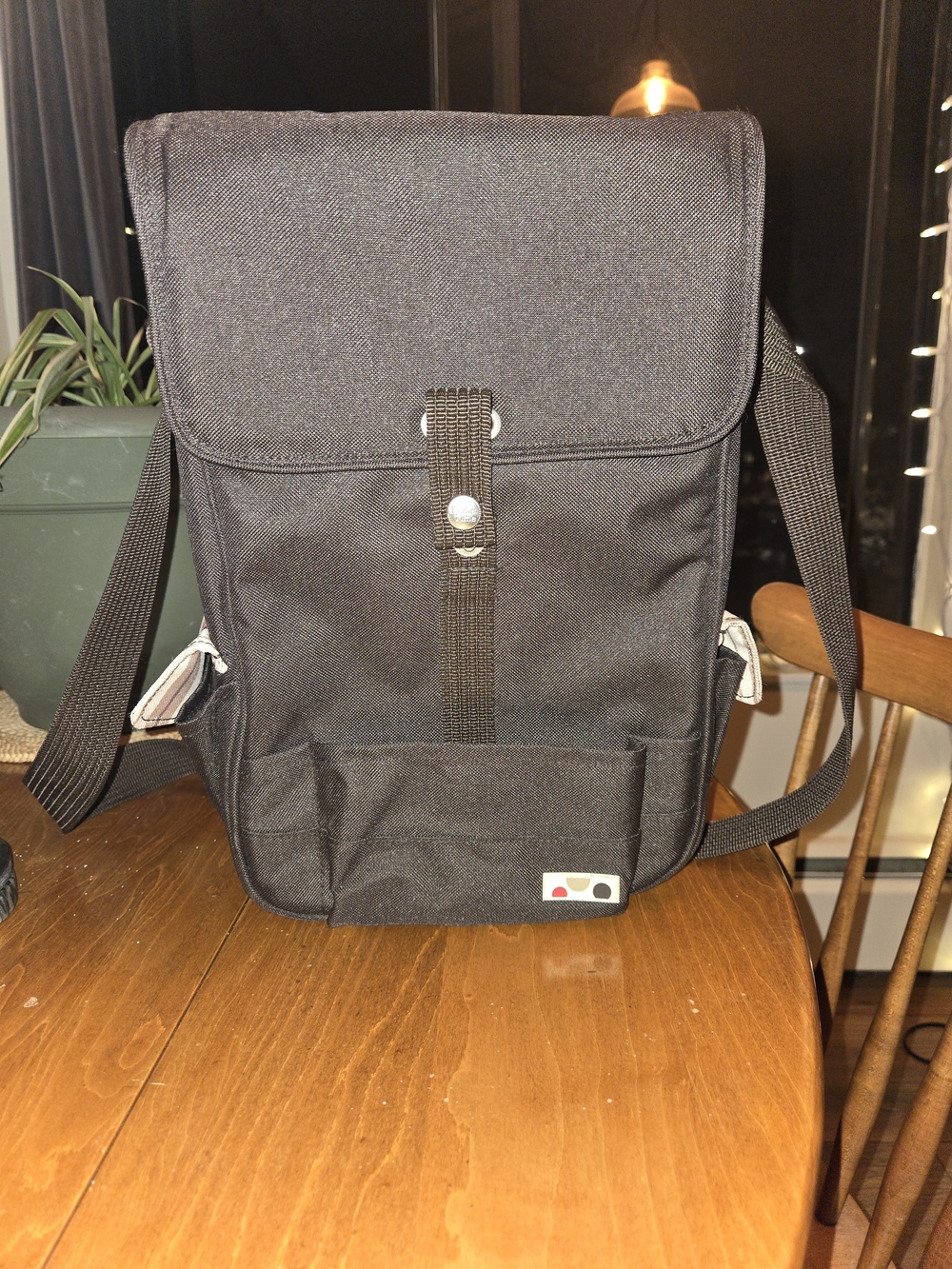 Picnic Time Insulated Wine Bottle Cooler Bag - Sturdy Canvas & Stylish Stripe - Picture 2 of 8